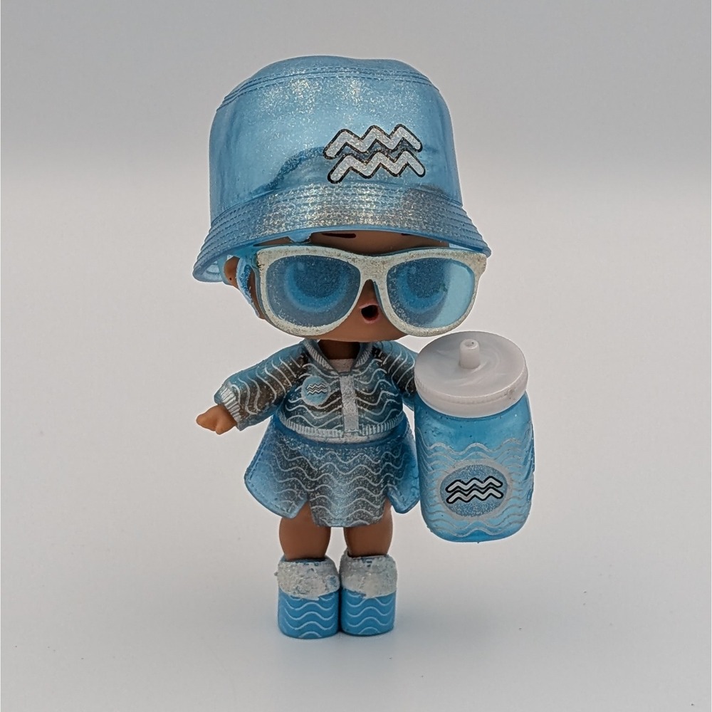LOL Surprise Waterfalls Aquarius Doll Present Surprise Series 2 Blue Glitter Toy